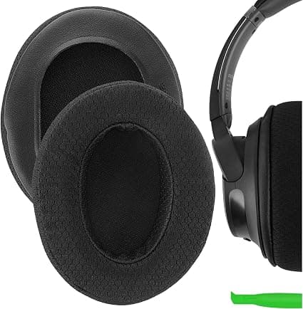 GEEKRIA EJZ176-06 Comfortable Replacement Ear Pads Mesh Ear Pads Ear Pads for Sony WH-CH700N WH-CH710N Headphones (Black) - Image 1