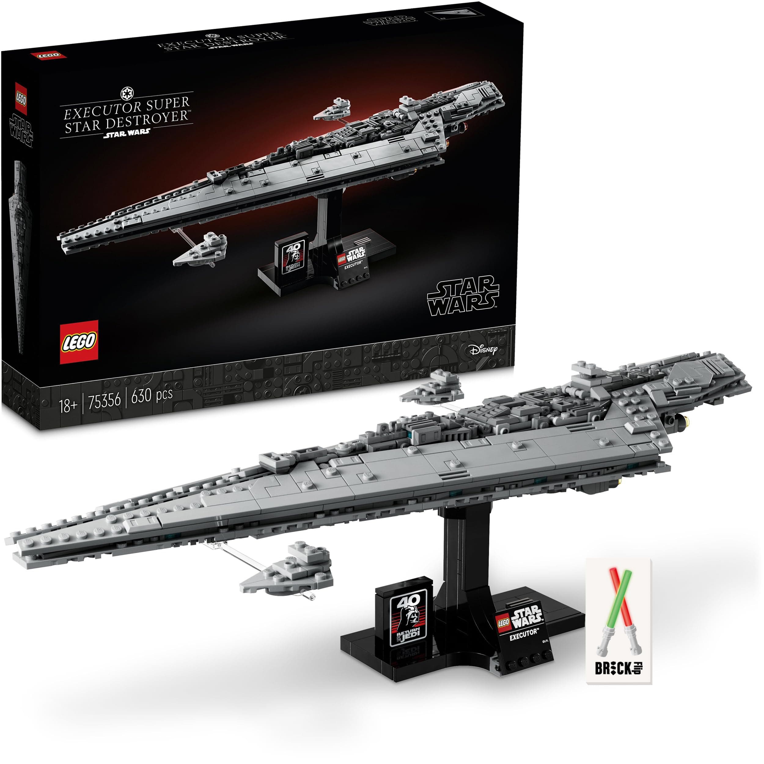 Lego Star Wars Star Destroyer 75356 - Lego Star Destroyer Executor, Imperial Super Star Destroyer Set (including printed tiles)