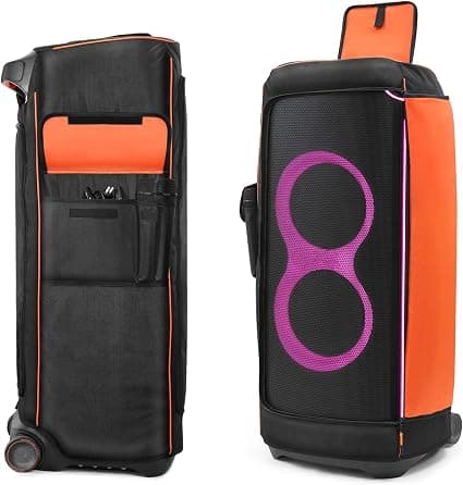Protective Case for JBL Partybox Ultimate, Dust Cover with Mesh Pocket, Storage for Charger Cord, Microphones, Bluetooth Wireless Audio Travel Bag - Image 1