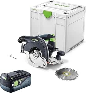 Festool HKC 55 EB-Basic-5,0 Cordless Tipping Hood Circular Saw