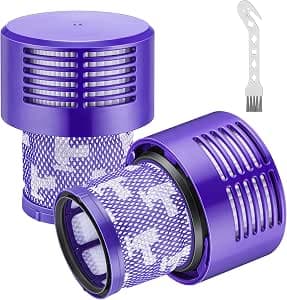 Washable Replacement Filter for Dyson V10 Cyclone Series, V10 Absolute, V10 Animal, V10 Total Clean, V10 Motorhead, SV12, Vacuum Cleaner Part #DY-969082-01