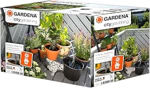 Gardena Automatic Holiday Watering Can for Urban Gardening Plant Watering Kit, Watering Up to 36 Plants (1265-20)