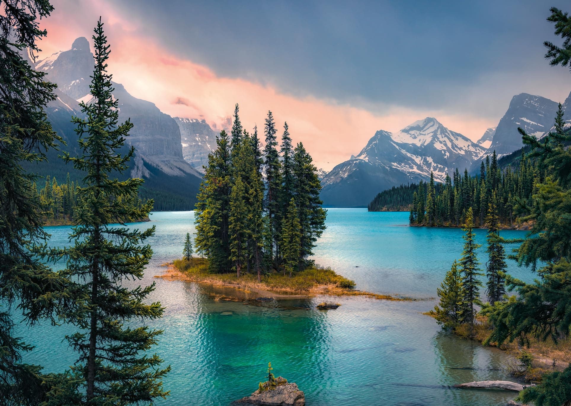 Ravensburger - Adult Jigsaw Puzzle - 1000 piece puzzle - Canada, Maligne Lake - Adults and Children from 14 years old - High quality puzzle - 80495 - Escape - Image 1