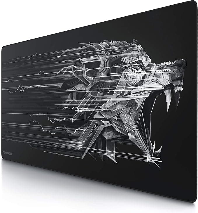 Titanwolf Gaming Mouse Pad - Large Size - 1200 x 600 mm - Size XXXL - for Logitech Mouse and Keyboard - Image 1