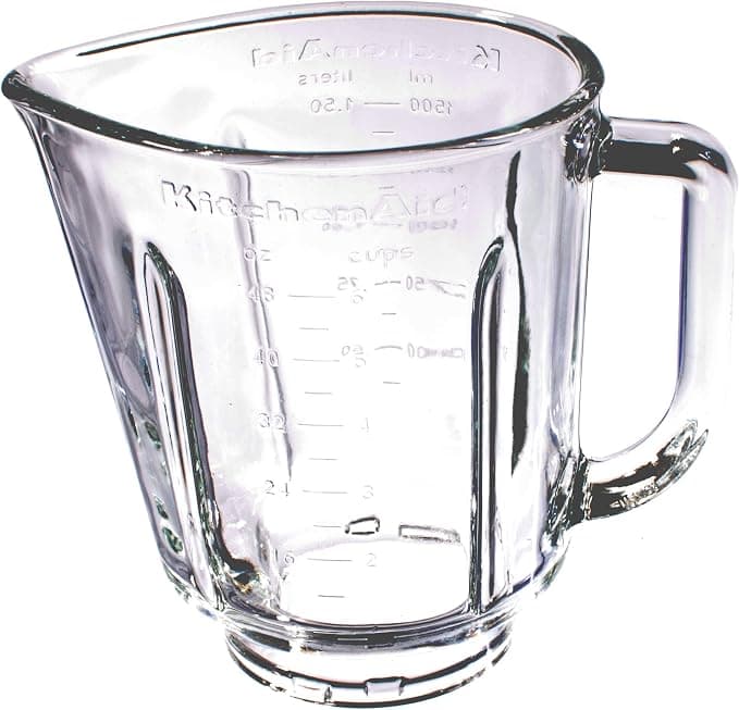 New Replacement 1.5L Glass Jar / Pitcher for KitchenAid Stand Mixer (Models Starting with KSB555, 5KSB555, KSB565, etc.) - Image 1