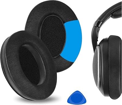 Geekria Cooling Gel Ear Pads Replacement Ear Pads for Sennheiser HD505 HD515 HD555 HD518 HD558 HD559 HD569 HD579 HD589 Headphones Replacement Parts (Black)