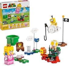 LEGO Super Mario Adventures with Interactive LEGO Peach, Princess Toy Playset for Kids, Yellow Toad Figure, Nintendo Gift for 6 Plus Year Old Girls, Boys and Gamers, 71441