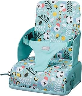 Nuby Siège Réhausseur | rangement facile dans un sac | Mousse | Imperméable | 6+ Mois