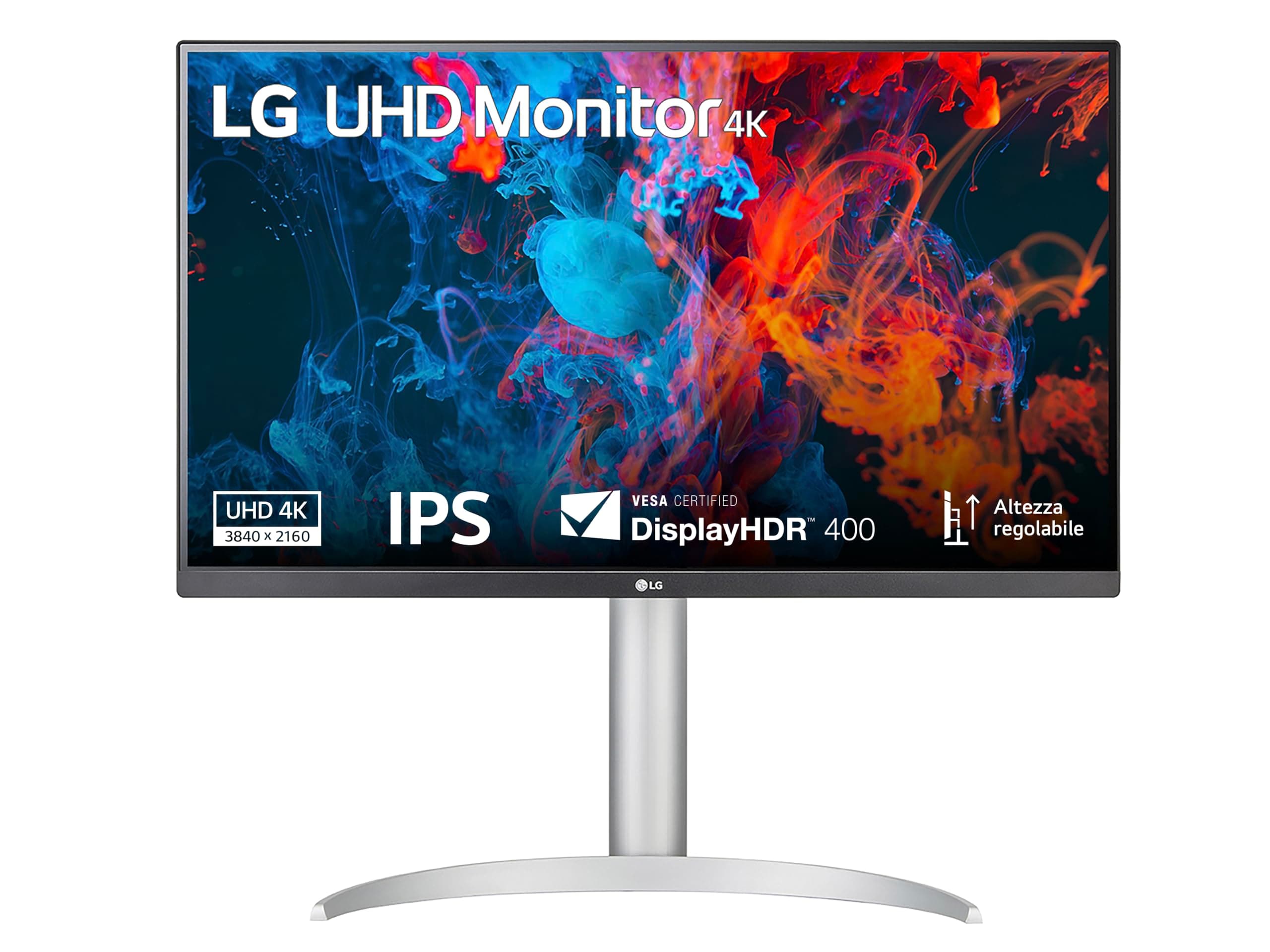 LG 27UP650K-W 27' Ultrafine(TM) UHD 4K IPS Monitor