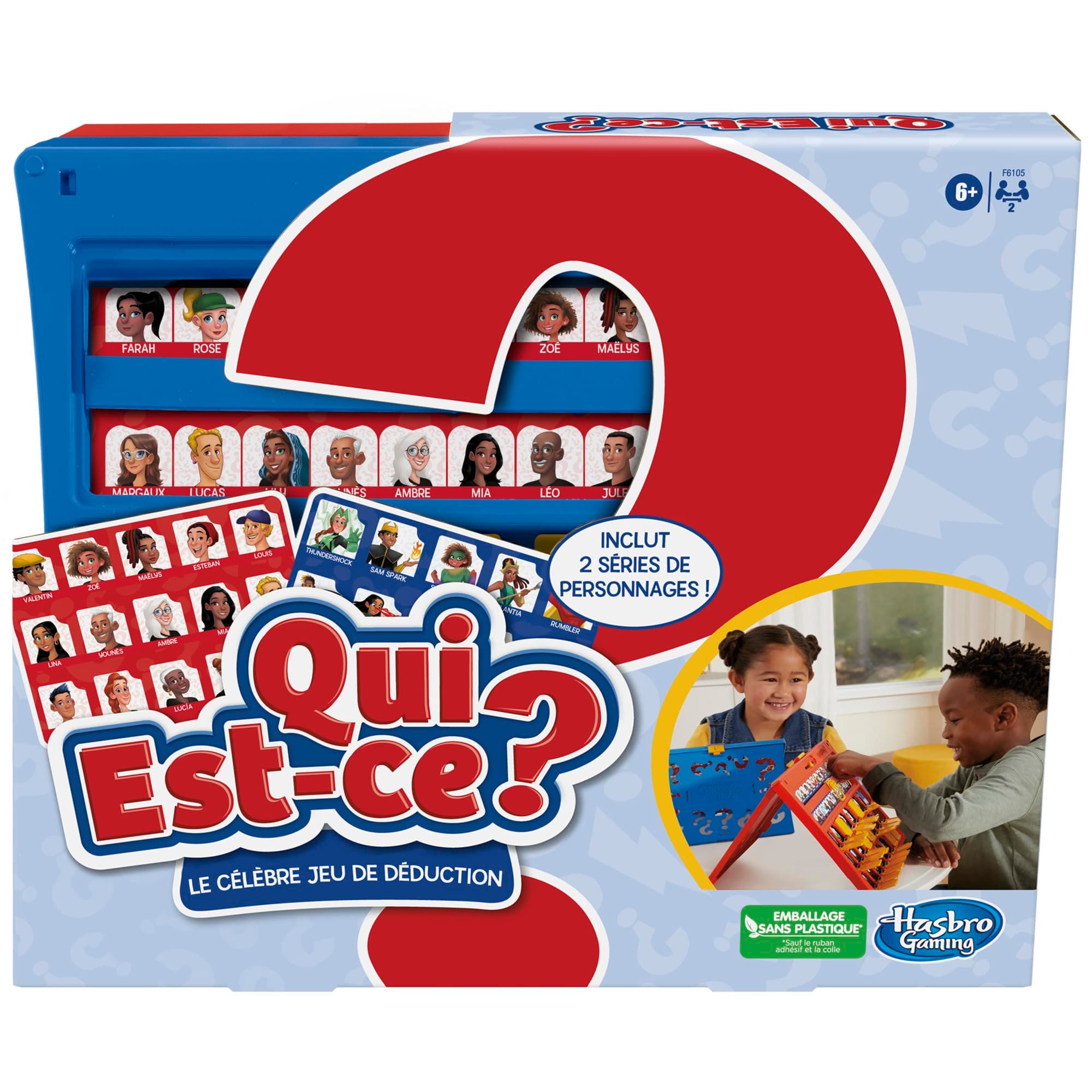 Hasbro Hasbro Gaming Who is it? Famous Children's Deduction Activity Board Game for 2 Players Age 6+