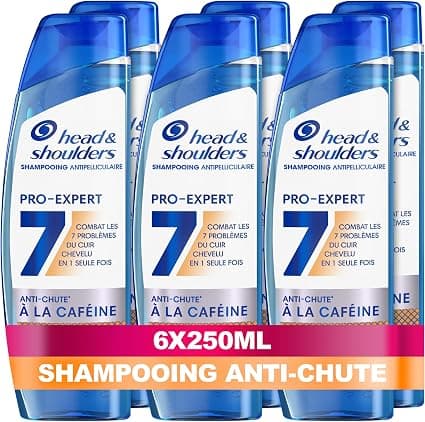 Head & Shoulders Pro-Expert 7 Anti-Dandruff Shampoo with Caffeine 250ml, Fights 7 Scalp Problems, Complete Protection, Improves Hair Growth, Clinically Proven - Image 1