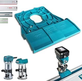 Adaptateur de rail de guidage professionnel pour Makita DRT50 / RT0700C / RT0702C / RT0700 / 3709/3711 pour Makita/Bosch/Festool/Mafell