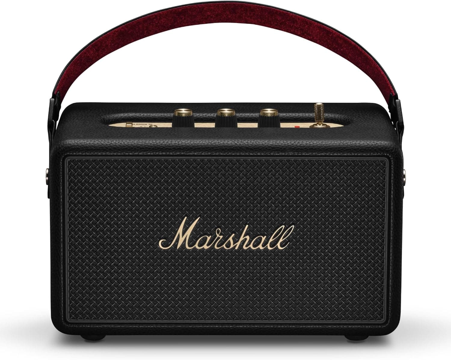 Marshall Kilburn III Bluetooth Enceinte Portable avec Plus de 50 h d’autonomie - Noir et Laiton