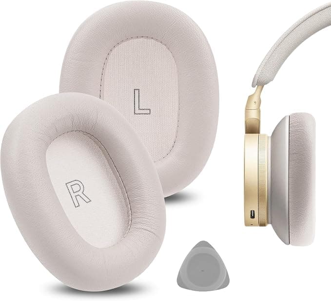 Geekria Elite Replacement Sheepskin Earpads for Bang & Olufsen Beoplay H95 Headphones - Gold - Image 1