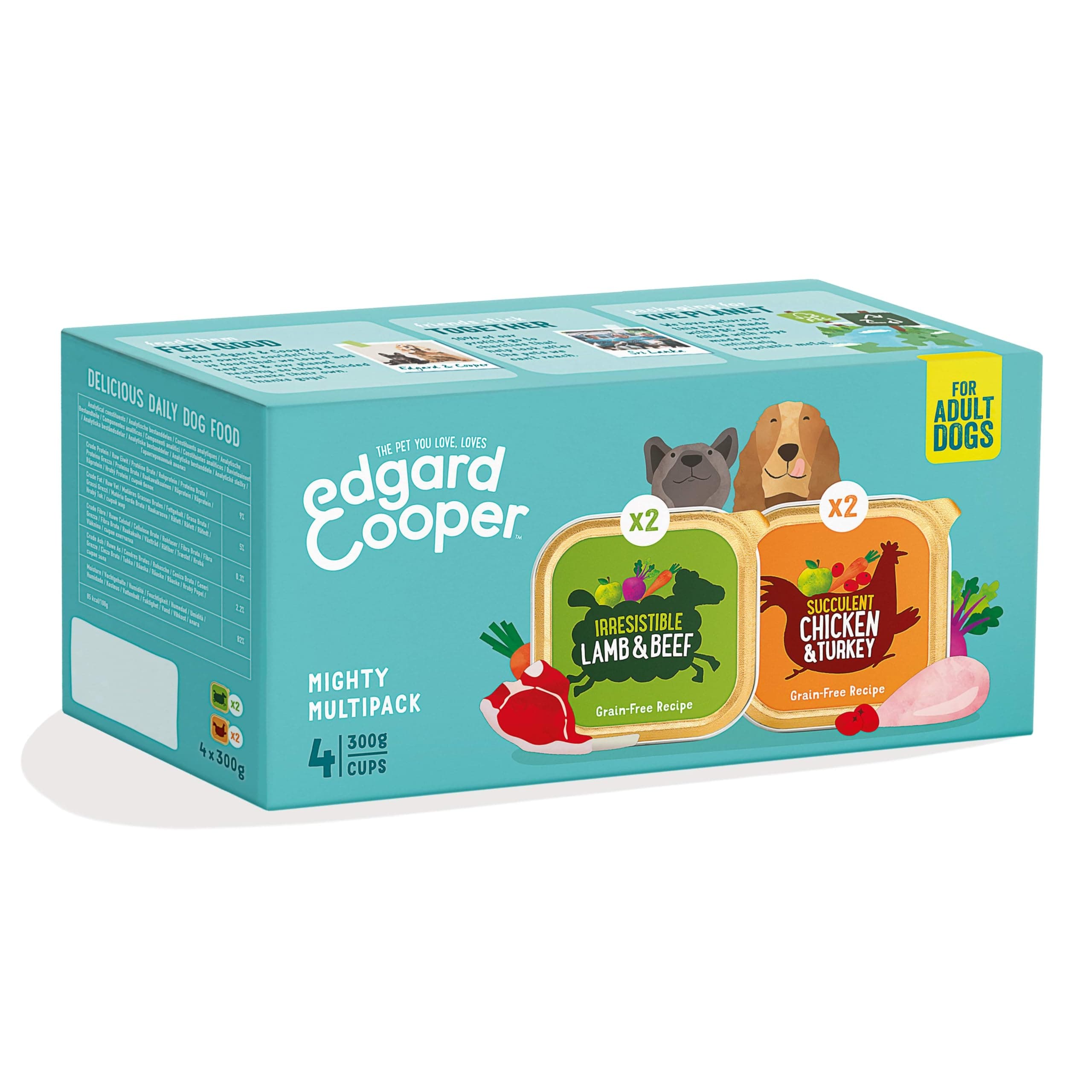 Edgard & Cooper Multipack Dog 4 x 300 g