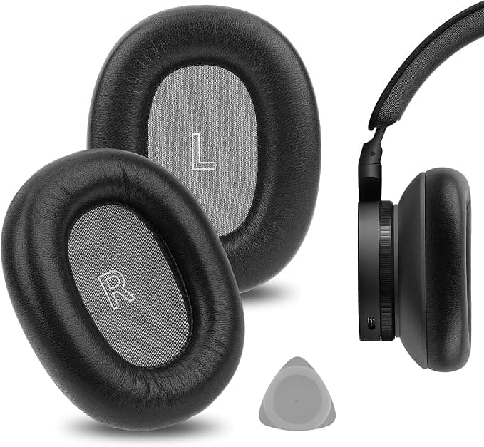 Geekria Elite Replacement Sheepskin Earpads for Bang & Olufsen Beoplay H95 Headphones - Black - Image 1