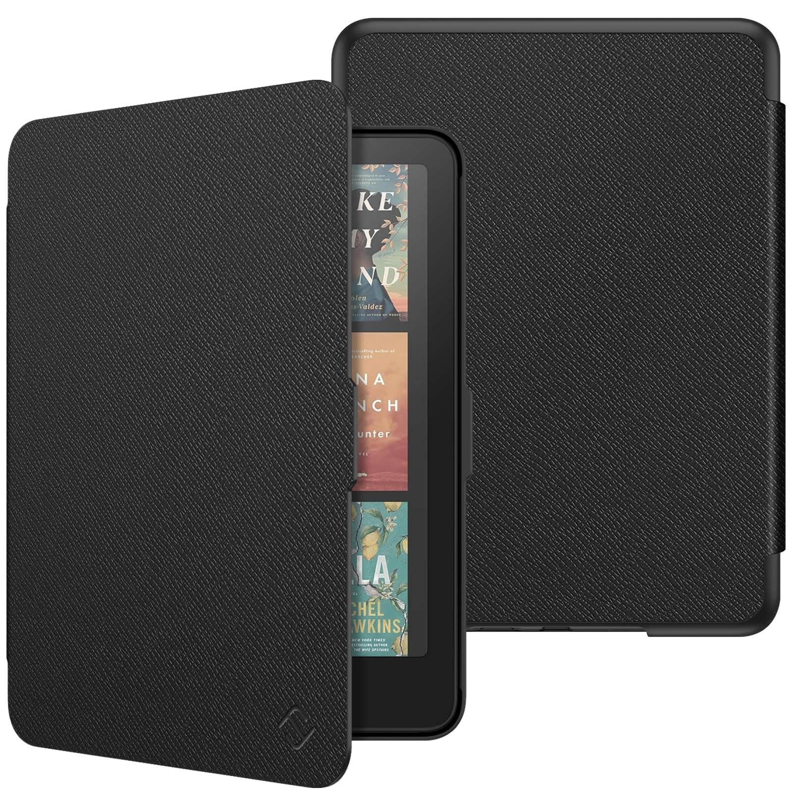 FINTIE Étui pour 7" Kindle Paperwhite (12e Génération, 2024) et Kindle Colorsoft (1re Génération, 2025/2024), Coque Fine et Léger, Housse Réveil/Veille Automatique, Noir - Image 1