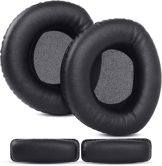 Replacement Ear Pads Protein Leather HDR160 HDR170 RS160 RS180 Compatible with Sennheiser HDR160/170/180 RS160/170/180 Wireless Headphones