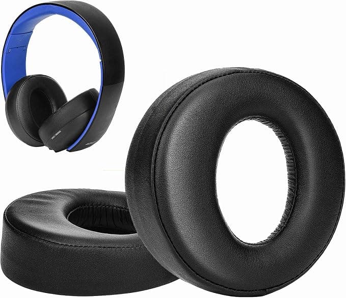 SOULWIT CECHYA-0083 Foam Cushion Pads for Sony Gold Wireless PlayStation PS4 Headset, for Version 2014, Model CECHYA-0083 - Image 1