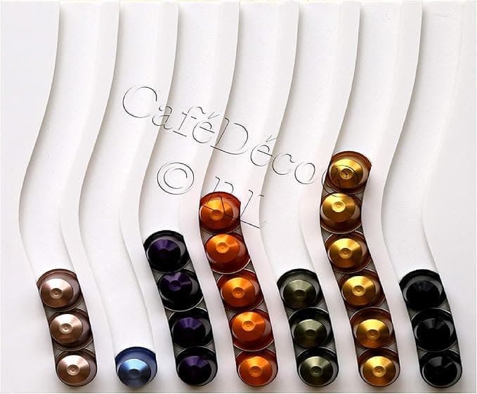 Capsule holder, dispenser compatible with Nespresso 70B capsules 33 x 32 x 1 cm