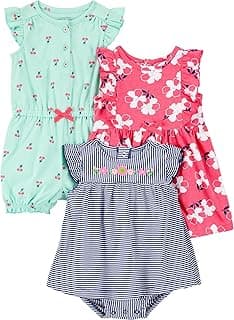 3-pack Romper, Sunsuit And Dress infant-and-toddler-rompers Bébé fille