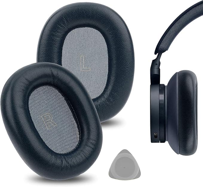 Geekria Elite Replacement Sheepskin Earpads for Bang & Olufsen Beoplay H95 Headphones - Blue