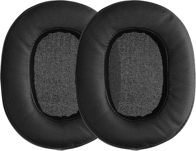Kwmobile 2 x Foam Ear Pads Compatible with Sony WH-L600 Headphones Black - Image 1
