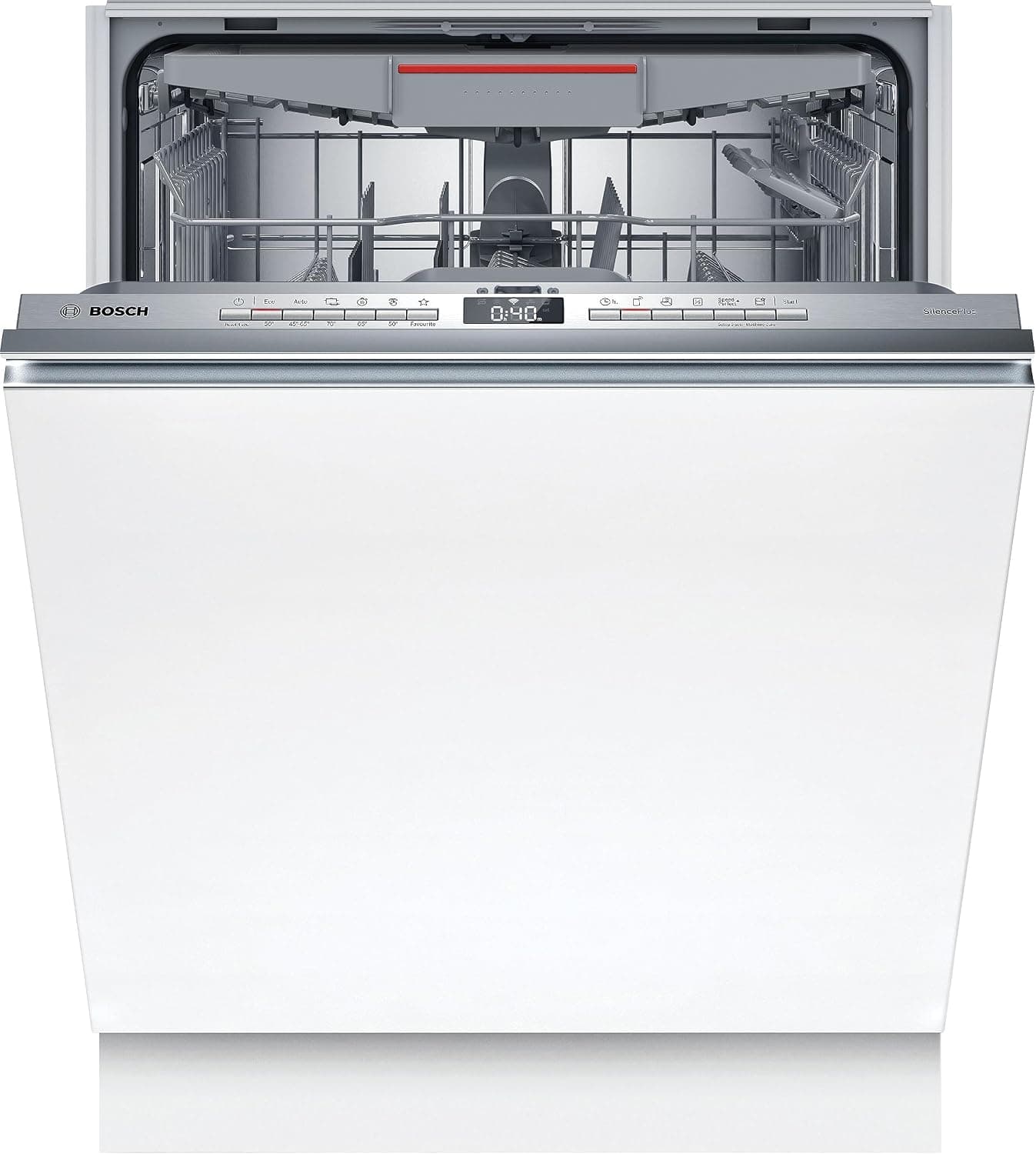 Bosch SMV4EVX00E - Série 4 - Lave-vaisselle encastrable - 60 cm - 14 couverts - Silence Plus 44 dB - Bandeau metallic - Image 1