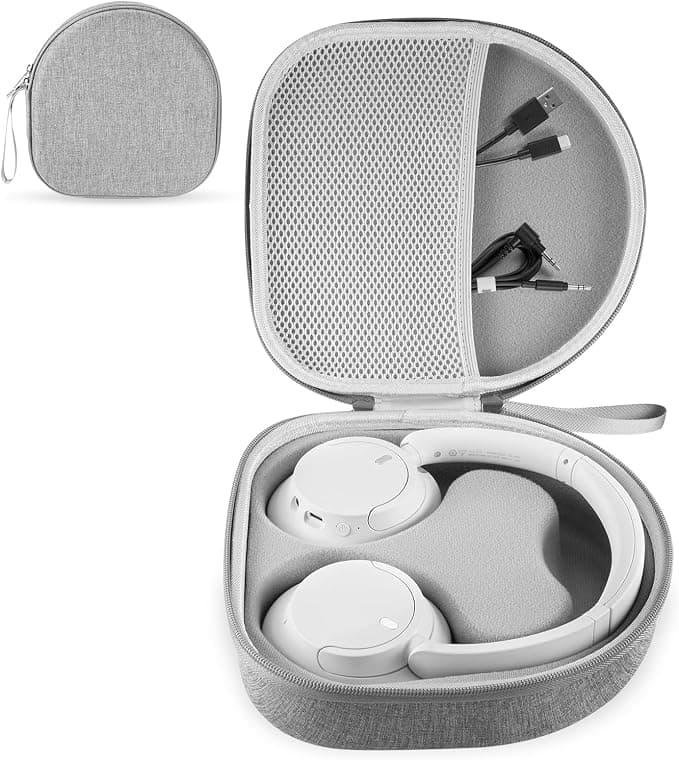 Case Compatible with JBL Tune JBL Tune 720 BT 770 NC 760 NC, and Sony WH-CH720N WH-1000XM4 Wireless Bluetooth Travel Case with Removable Inner Compartment (Gray) - Image 1