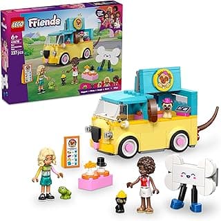 Friends The Van Animal Accessories Set with Animal Toys 2 Mini Dolls, Dog, Cat & Frog Figurines – Birthday Gift Idea for Girls Aged 6 and Above 42678