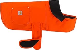 Carhartt Firm Duck Insulated Dog Chore Coat, Durable Weatherproof Jacket for Cold & Windy Weather, PFAS Free, Large