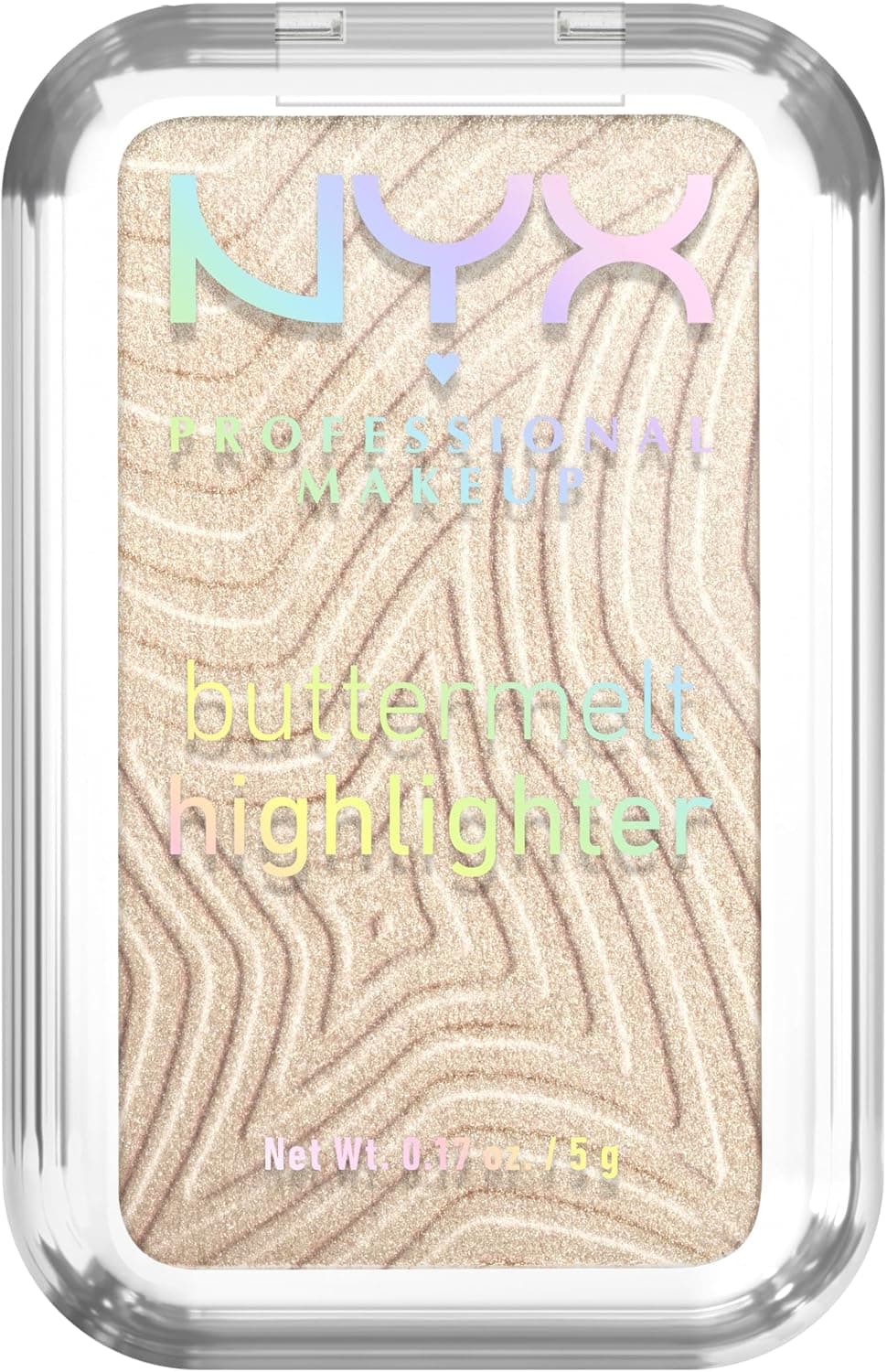 NYX PROFESSIONAL MAKEUP - Highlighter Powder - Enriched with Mango Butter, Almond Butter & Shea Butter - Melting Texture - Vegan Formula - Buttermelt Highlighter - Shade: Bright And Butta - Image 1