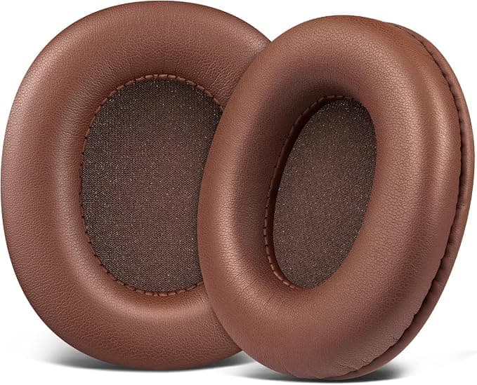 SOULWIT Foam Cushion Ear Pads for Sony MDR-7506 MDR-V6 MDR-V7 MDR-CD900ST Monitor Audio Headphones, Soft Protein Leather Earpads, High Density Foam - Image 1