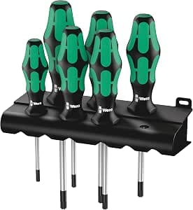 Wera 05028062001 Screwdriver Set 367/6 TORX 10-40 Trimatal Handle 6 Pieces