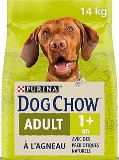 Purina PURINA DOG CHOW | Adulte | Croquettes pour Chien de Grande Taille |Agneau | Lot de 1 | 14 kg | Sac