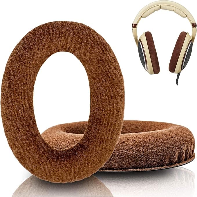 HD598 Replacement Memory Foam Ear Pads Compatible with Sennheiser HD598, HD598SE, HD598CS, HD595, HD599, HD599 SE Headphones - Image 1