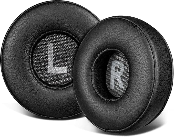 SOULWIT 70 mm Foam Cushion Pads for Sony WH-CH500/CH510/CH520,MDR-ZX100/ZX110/ZX110NC/ZX110AP/ZX220/XB200/ZX300/ZX330BT,MDR-V100/V150/V200/V250 0/V30 0/V400,DR-BT101/ZX102DPV