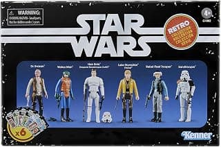 Hasbro Star Wars Retro Collection, Star Wars : Un Nouvel Espoir, Multipack de 6 Figurines, échelle 9,5 cm
