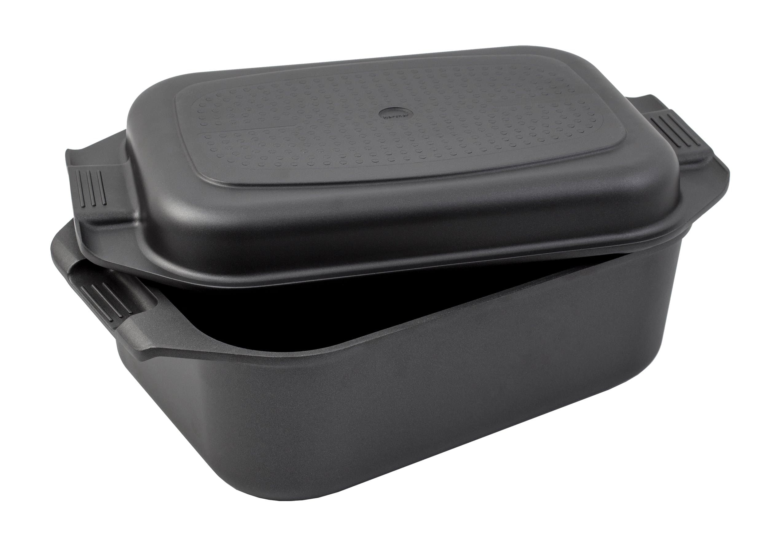 Karcher 2-in-1 Cast Aluminium Induction Sauté Pan with Lid/Cooking Dish, 8.7 Litre, 41.5 x 25.5 cm - Image 1