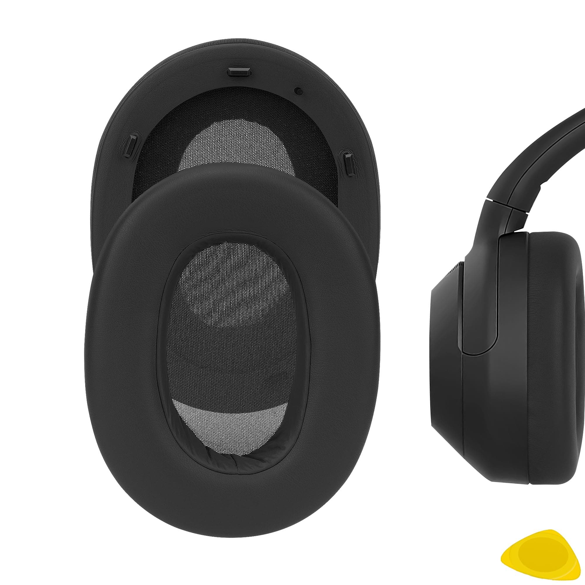 Geekria Quickfit Replacement Earpads Compatible with Sony ULT WEAR, WH-ULT900N Headphones (Black) - Image 1