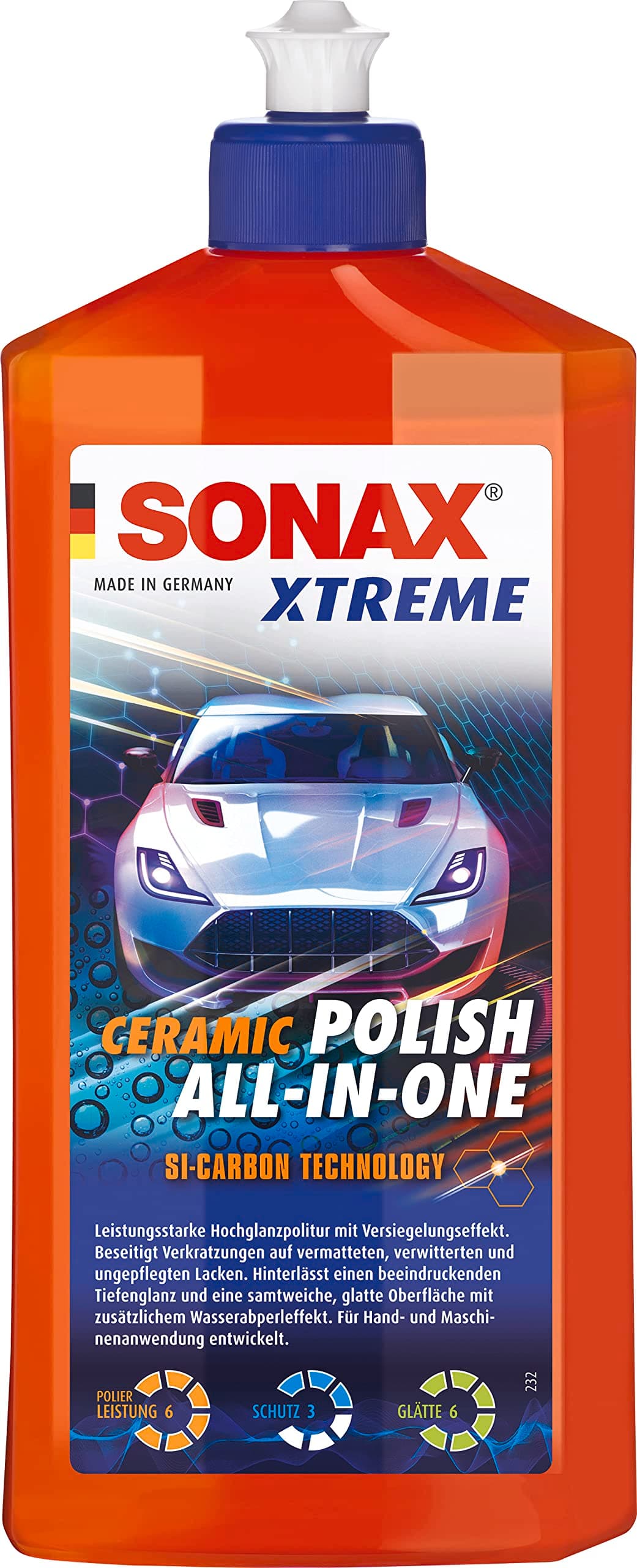 SONAX XTREME Ceramic Polish All-in-One (500 ml) polit, lisse et scelle la peinture | Réf: 02472000 - Image 9