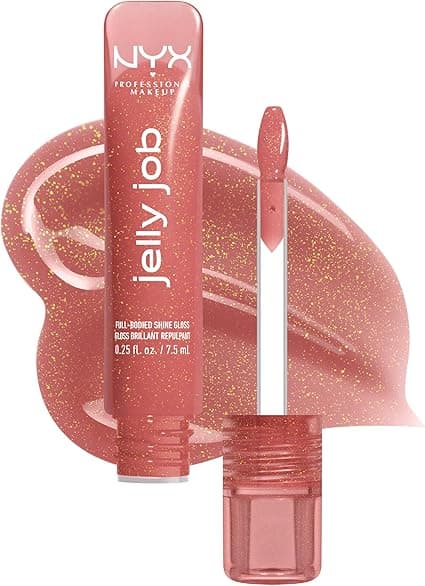 NYX Professional Makeup Jelly Job - High Gloss - Smoothing Effect - Comfortable Feel - Visibly Hydrated Lips - Cherry Scent - Honey, It's Jelly 05