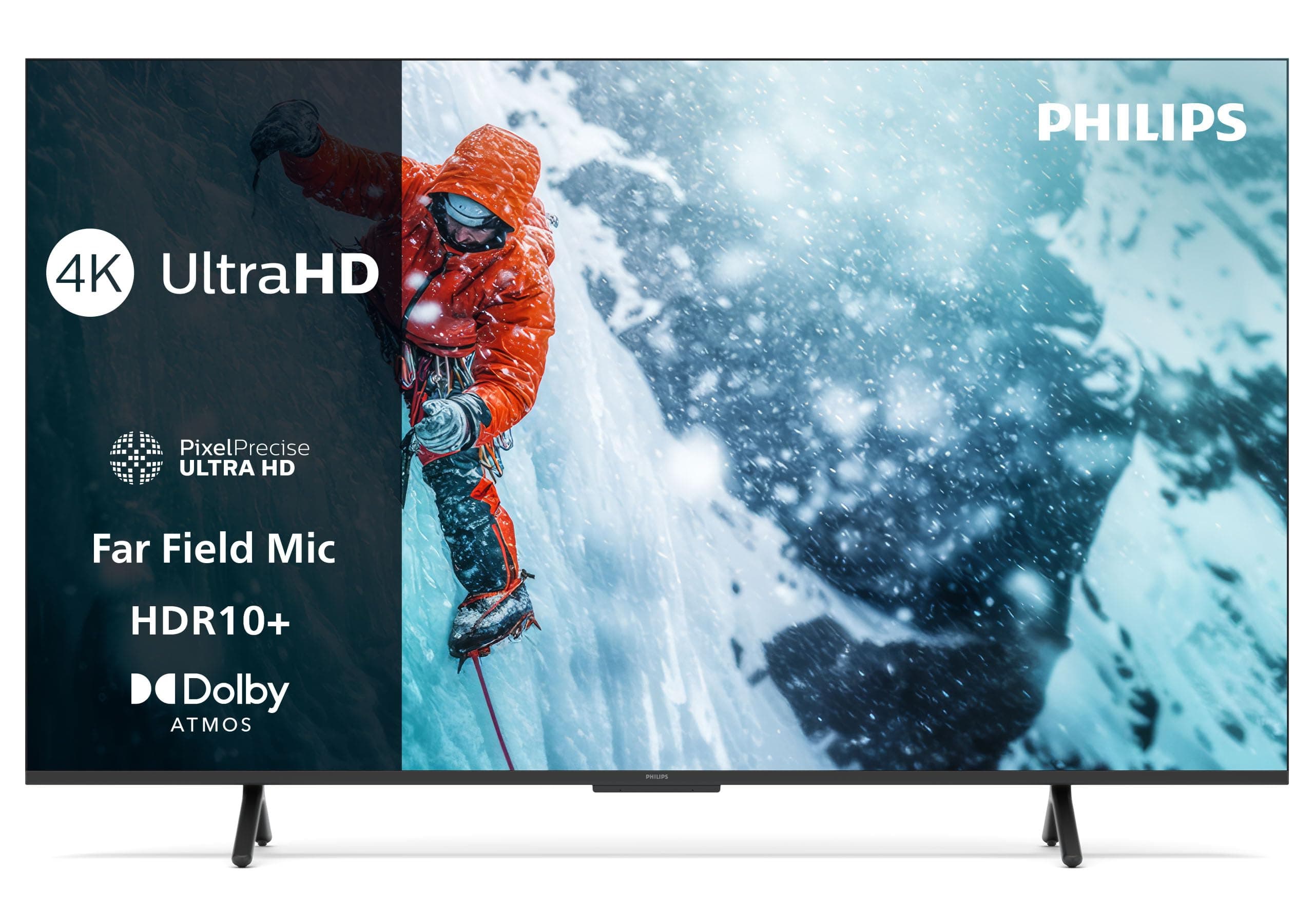 Philips 43PUS7200 4K LED Smart TV - 43 Inch Screen with Pixel Precise Ultra HD Platform, Titan OS and Dolby Atmos Sound - Alexa and Google Voice Assistant Compatible