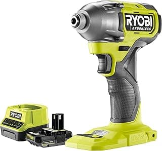 18 volt ONE+, cordless impact screwdriver, BRUSHLESS - 300 Nm - 1/4" hex reception - 1 One+ Lithium+ 18V - 2Ah battery and 1 Quick Charger 2A