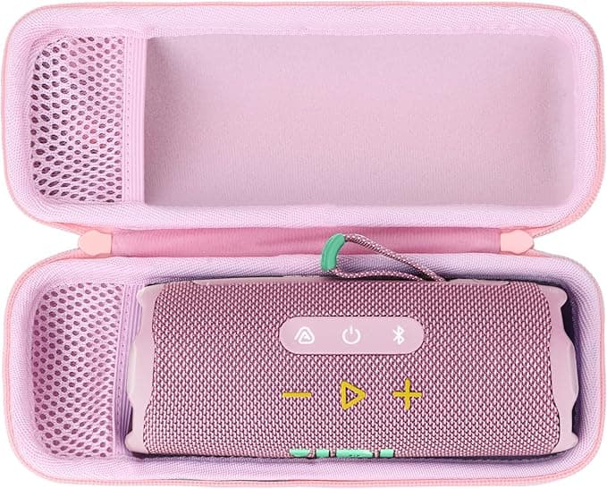 JBL Hard Case Cover Case Compatible with JBl Flip 6 Flip 5 Flip 4 Portable Bluetooth Speaker, Pink