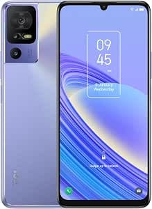 TCL 40SE Mobile Phone 6GB RAM 256GB ROM, Android 13 Smartphone, 6.75 Inch Screen, Dual SIM, 50MP Triple Camera, NFC Cell Phone, 5010 mAh, with Wired Headphones, No Charger, Purple