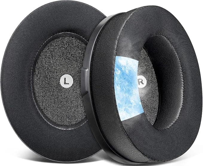 HyperX SOULWIT Cooling Gel Foam Cushion Pads for Audeze PenRose/Penrose X/Mobius, Foam for HyperX Cloud Orbit/Orbit S Headset, Ice Silk Fabric Cushion, Sound Insulation Foam
