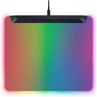 Razer Razer Firefly V2 Pro - Tapis de Souris de Jeu rétroéclairé RGB - Port USB intégré (éclairage LED 15 Zones, Surface texturée Micro-gravée pour Un Suivi Optimal, câble USB-C détachable) Noir