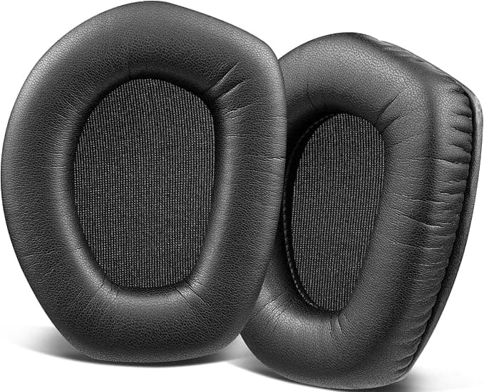 SOULWIT PU Leather Foam Cushion Pads for Sennheiser RS165/TR165/RS175/TR175/RS185/TR185/RS195/TR195(RS/TR 165 175 185 195 RF), for HDR165/HDR175/HDR185/HDR195/HDR195 (HDR 19) 5RF) Wireless Headphones - Image 1