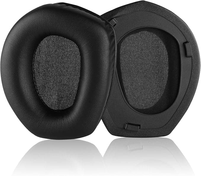 Yizhet Ear Pads Foam Cushions Compatible with Sennheiser RS165 RS175 RS185 RS195 Headphones (Black)